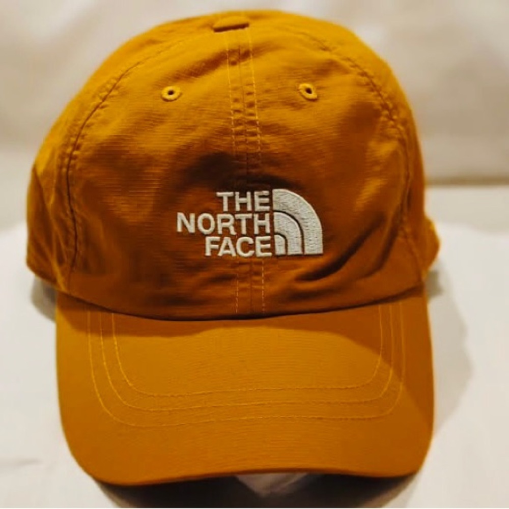 The North Face Mustard Cap with White Logo